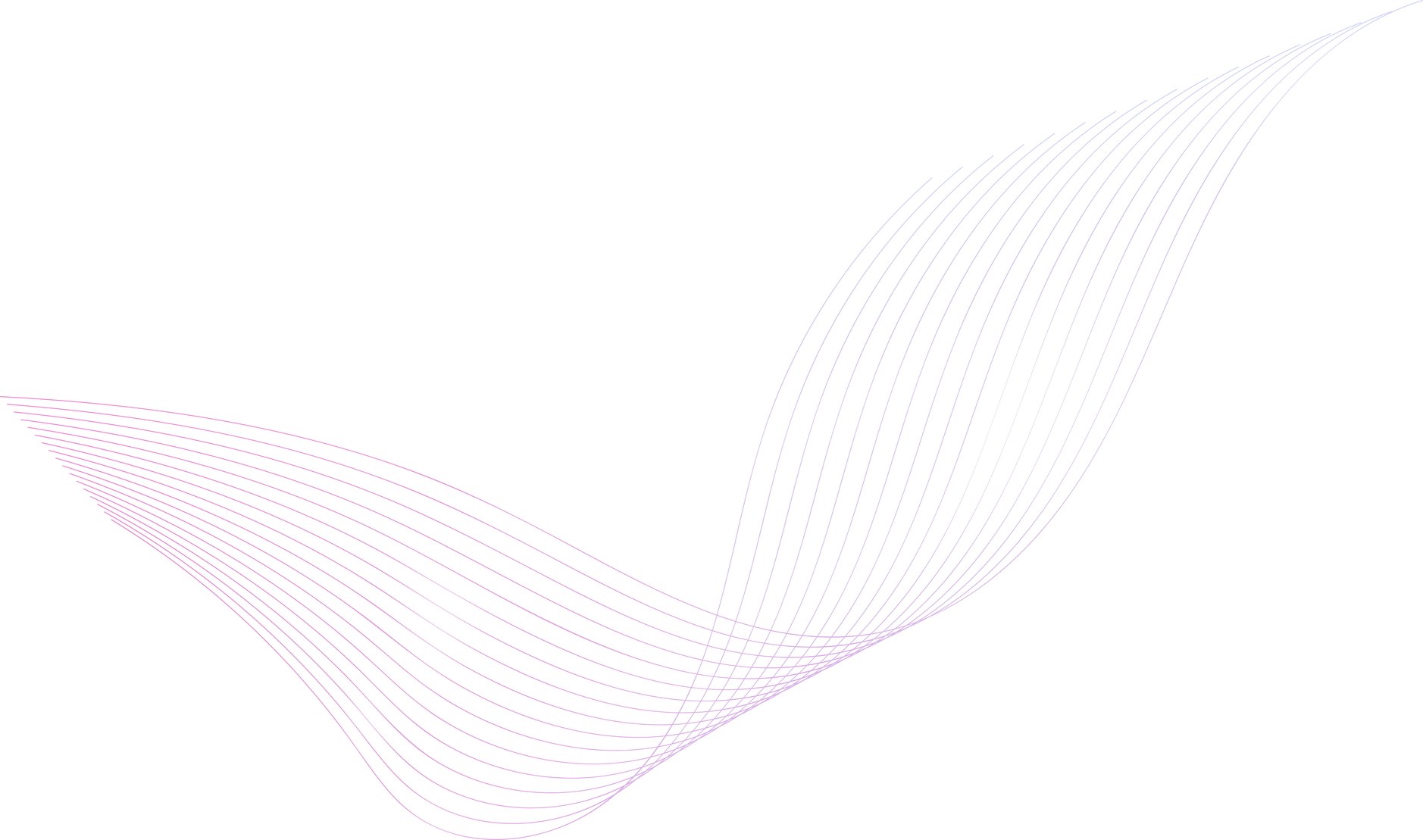 Pink Purple Gradient Abstract Wave Line